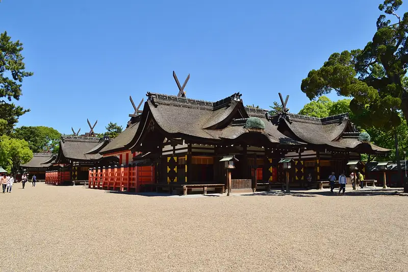 Edificios de madera del santuario Sumiyoshi Taisha