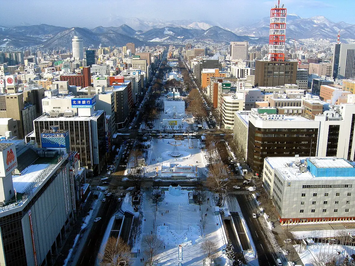 Parque Odori en Sapporo